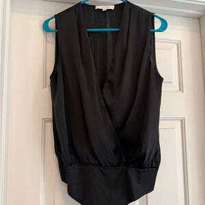 Elegant Black Sleeveless Blouse